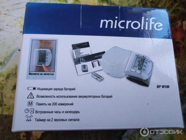 Тонометр Microlife BP W100 фото