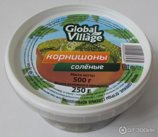 Корнишоны соленые Global Village фото