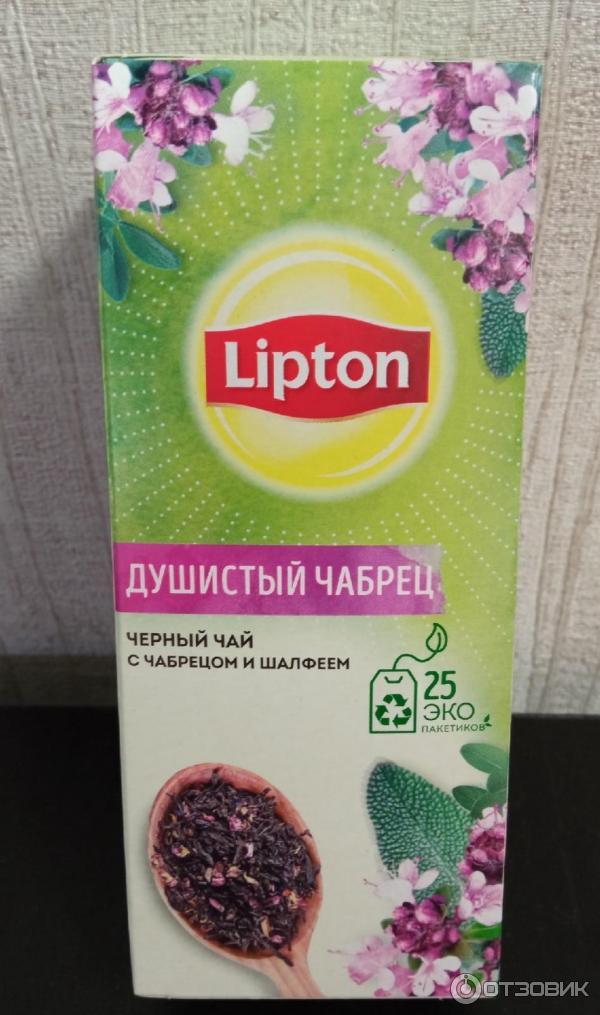 Чай Lipton Душистый чабрец фото