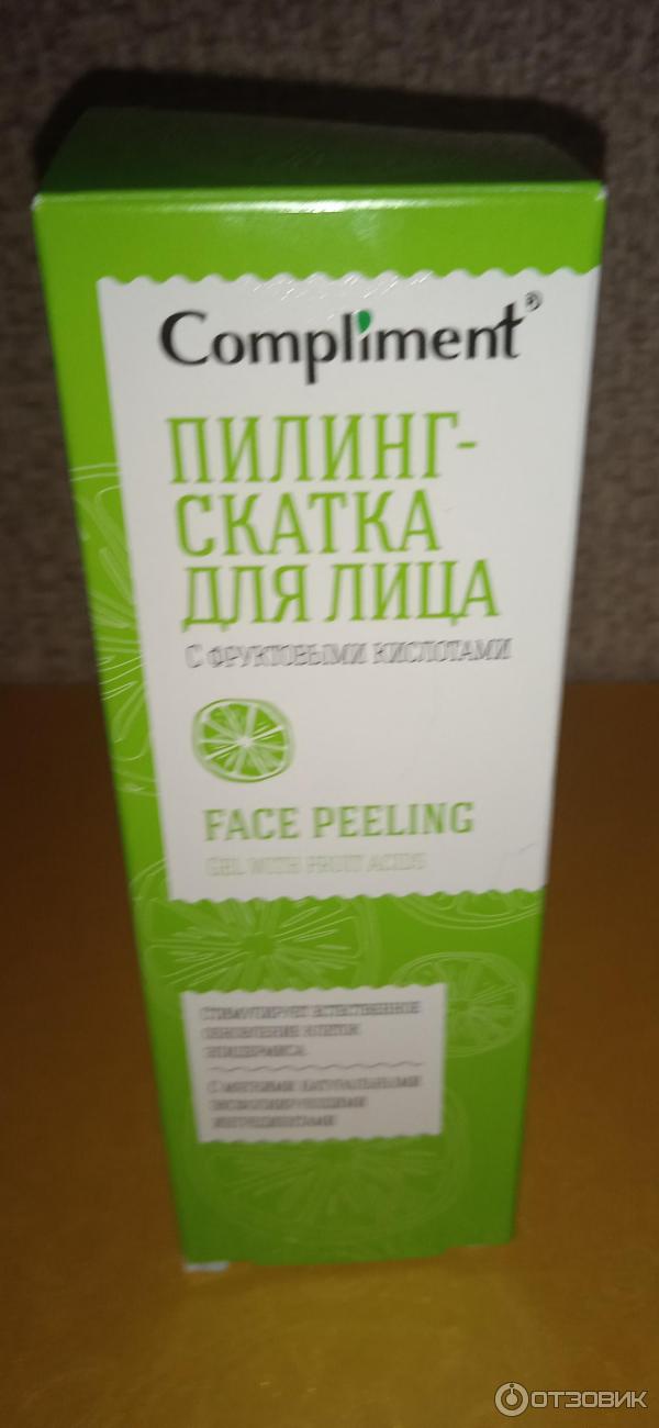 Пилинг-скатка для лица Compliment Face Peeling с фруктовыми кислотами фото