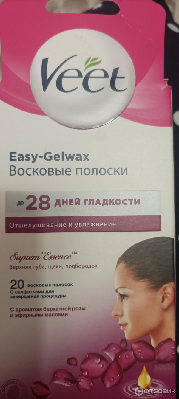 Восковые полоски Veet Suprem Essence для лица фото