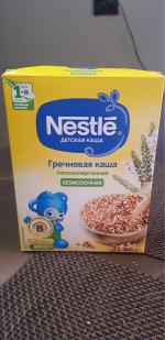 Каша Nestle безмолочная гречка-чернослив 200г с 5месяцев