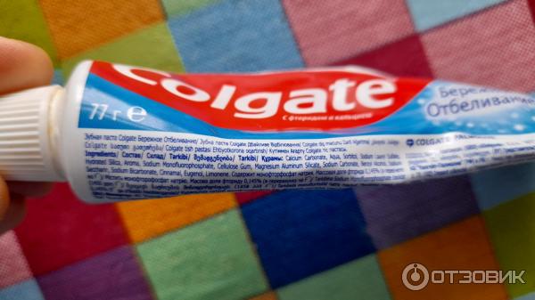 Зубная паста Colgate Бережное отбеливание фото