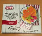 Лососевые порции VICI в золотистой корочке фото