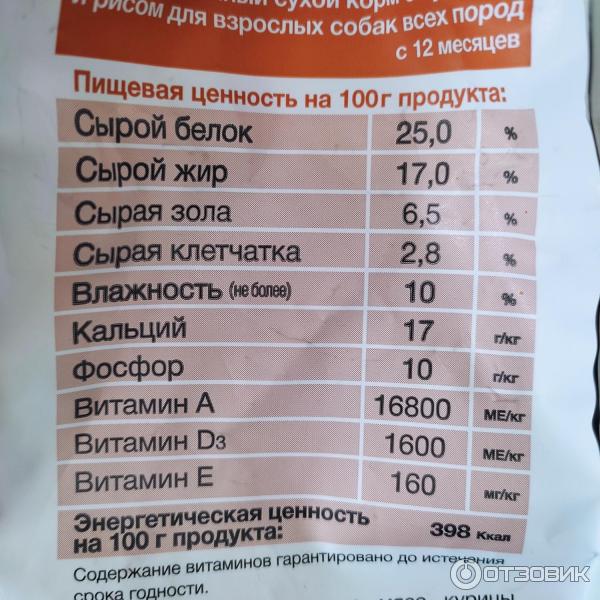 Корм для собак Blitz фото