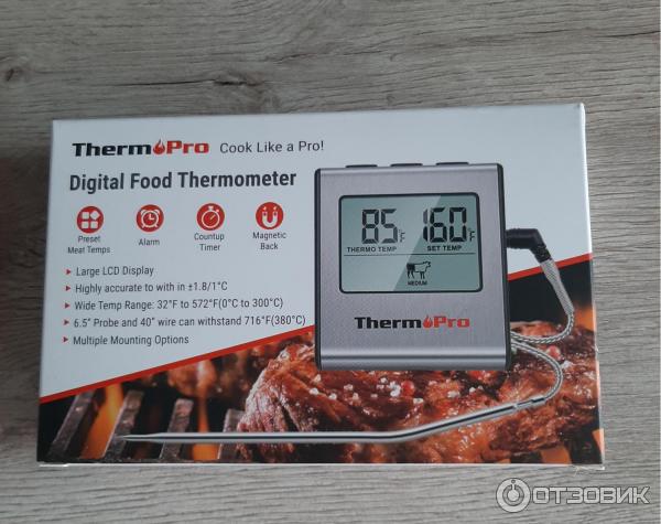 Цифровой пищевой термометр с жк - дисплеем Digital Food Thermometer фото