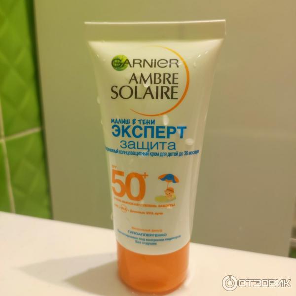 Солнцезащитный крем Garnier ambre solaire Малыш в тени фото