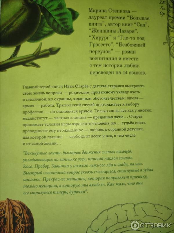 Книга Безбожный переулок - Марина Степнова фото