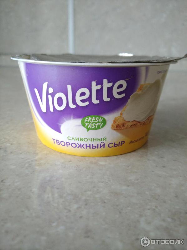 Сыр творожный Violette Сливочный .