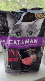 Корм для взрослых кошек Cat&Man фото
