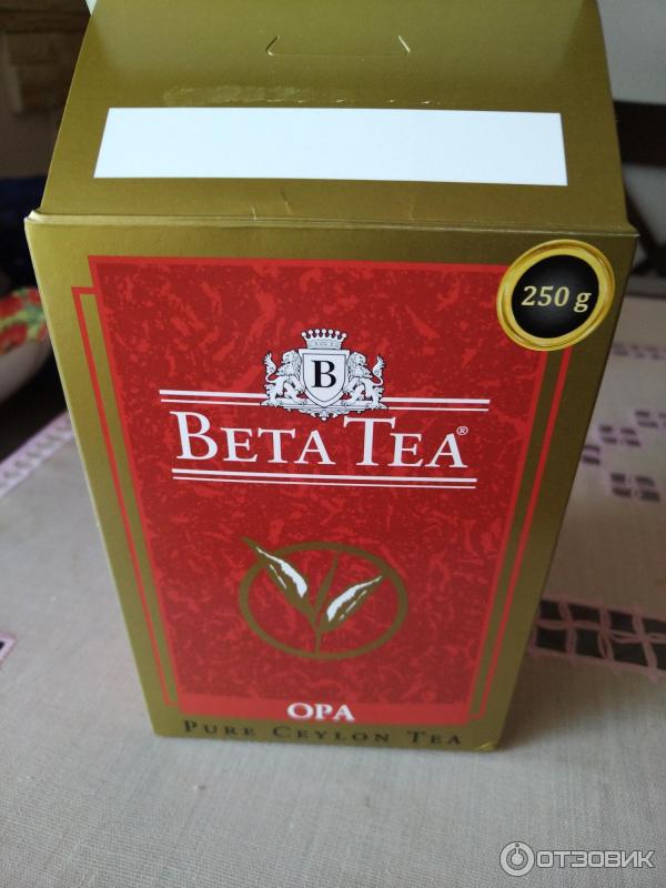 Чай черный крупнолистовой Beta Tea OPA фото