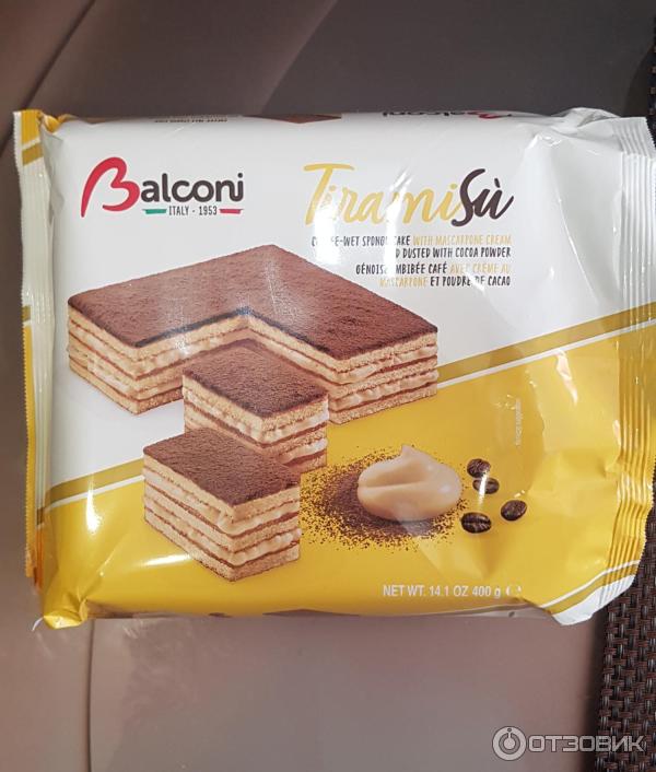 Бисквитный торт Balconi Tiramisu фото