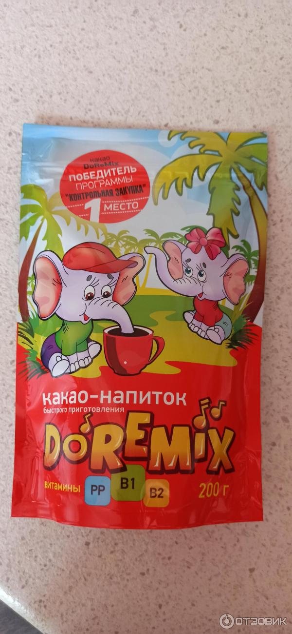 Растворимый Какао напиток Славкофе DoReMix c витаминами фото