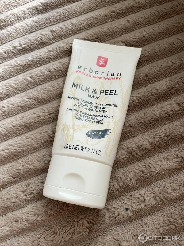 Разглаживающая маска для лица Erborian Milk & Peel Mask с кунжутным молоком фото