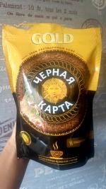 Кофе растворимый Черная карта Gold фото