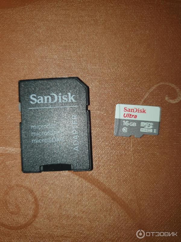 Карта памяти SanDisk Ultra microSDHC 16Gb Class10 UHS-I фото