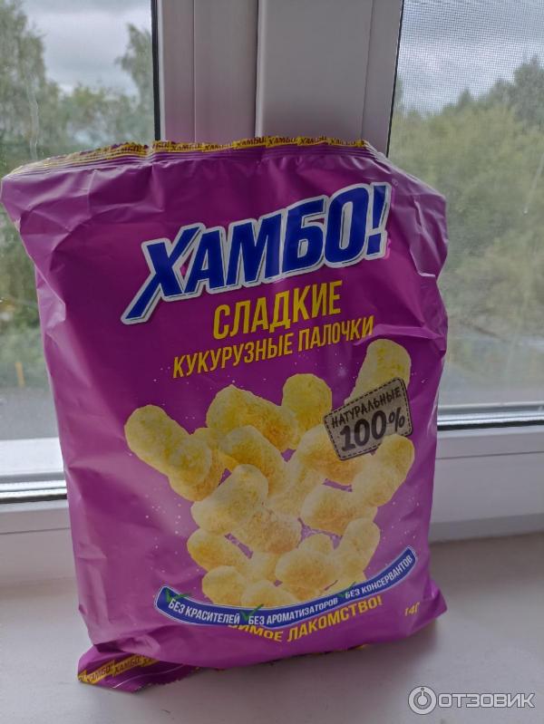 Отзыв о Кукурузные палочки Хамбо | сладкие палочки
