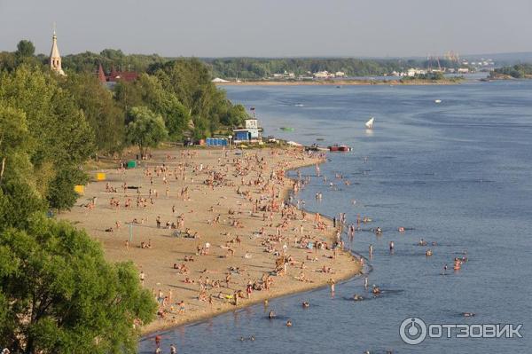 Пляж ярославля фото Отзыв о Тверицкий пляж (Россия, Ярославль) Одно из самых красивых мест Ярославля