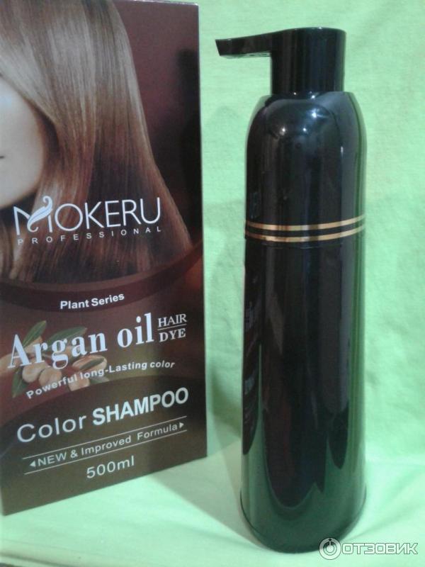 Отзыв о Красящий шампунь Mokeru Argan Oil | Шампунь + цвет ...