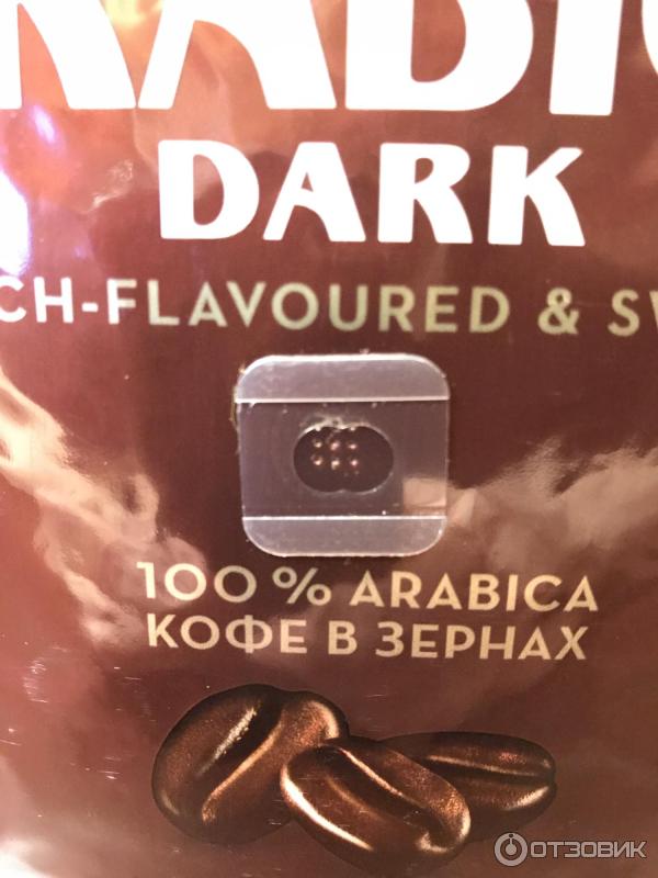 Кофе в зернах Paulig Arabica Dark.