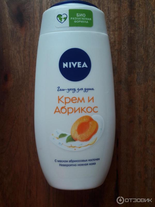 Гель-крем для душа Nivea Крем абрикос фото