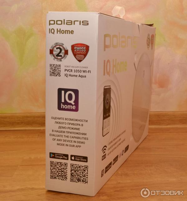 Робот-пылесос Polaris PVCR 1050 IQ Home Aqua фото