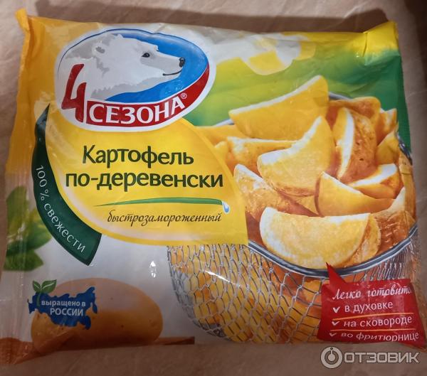 Овощи замороженные 4 Сезона Картофель по-деревенски фото