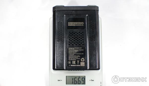 Li-Ion аккумулятор Greenworks 2914907,82V, 2,5 Ач