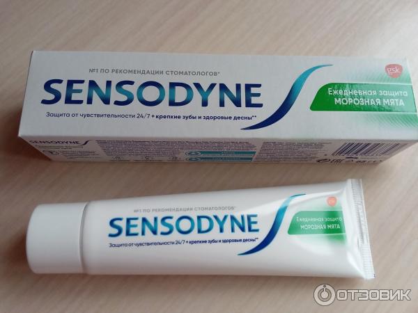 Зубная паста Sensodyne Ежедневная защита фото