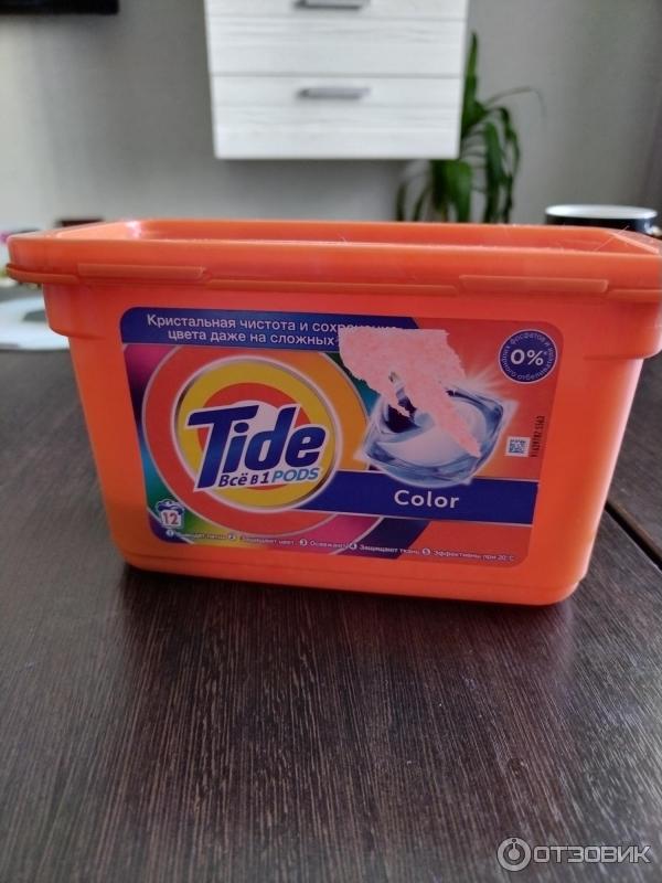 Капсулы для стирки Tide Pods фото