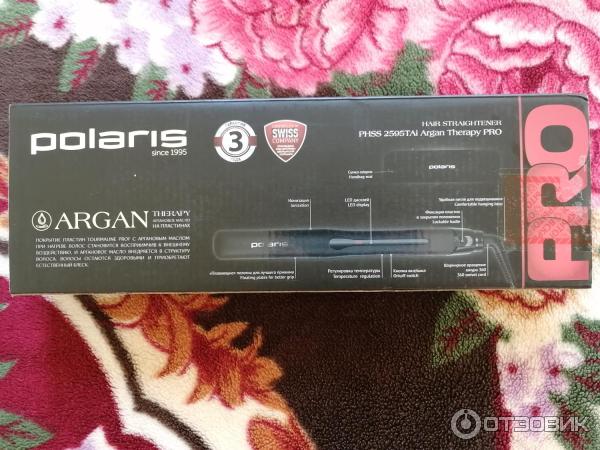 Электрощипцы для моделирования волос Polaris PHSS 2595TAi Argan Therapy Pro фото