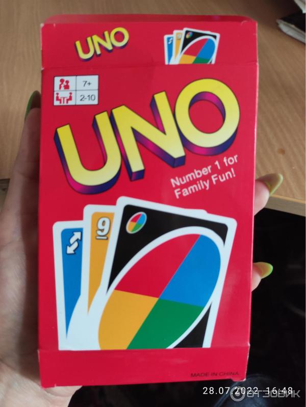 Настольная карточная игра UNO фото