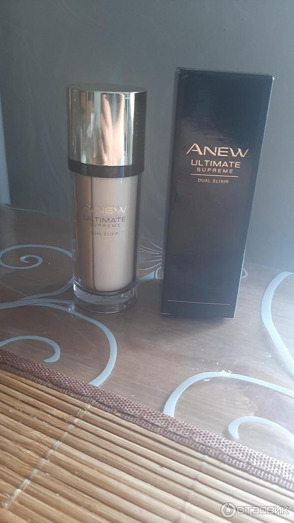 Двойной эликсир для лица Avon Anew Омоложение. Превосходство : сыворотка и масло фото