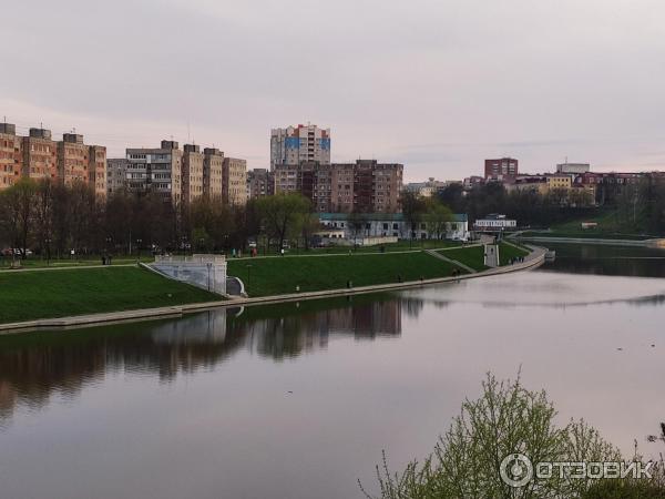 город орёл река ока вид из городского парка культуры и отдыха (горсад)