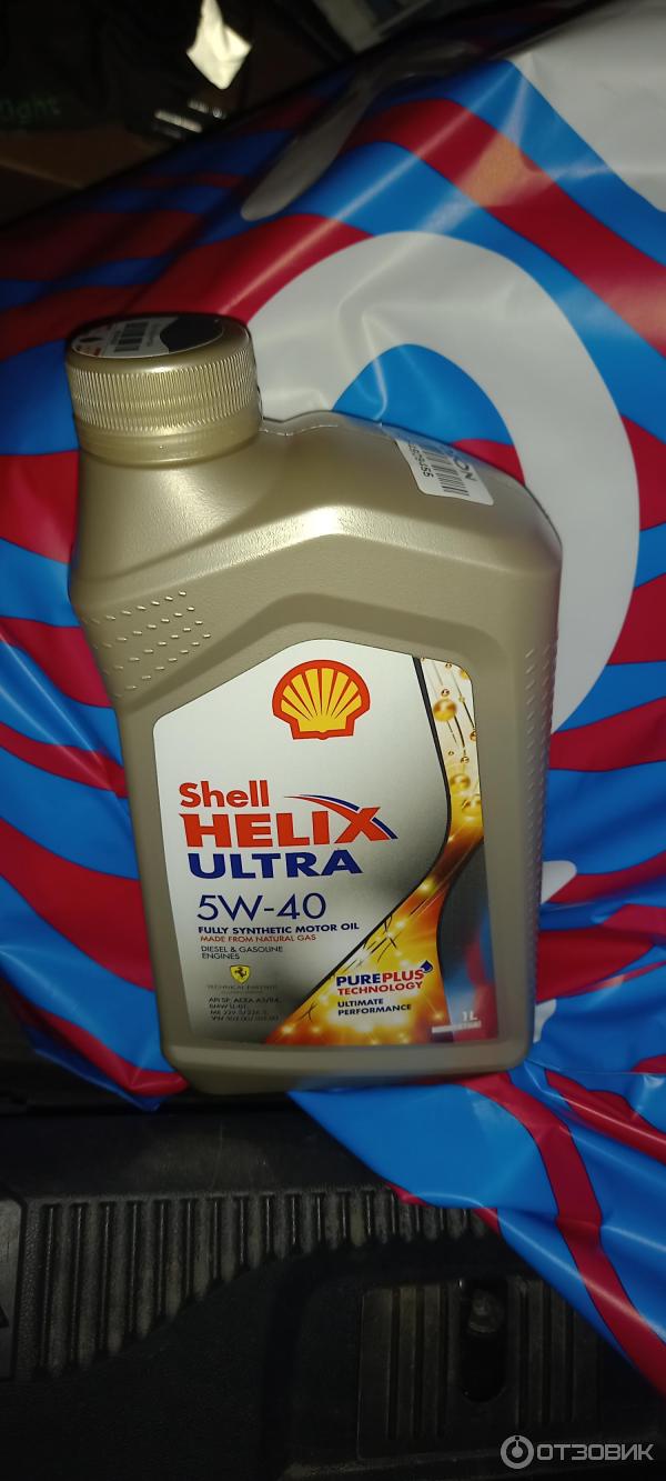 Синтетическое моторное масло Shell Helix Ultra 5W-40 фото