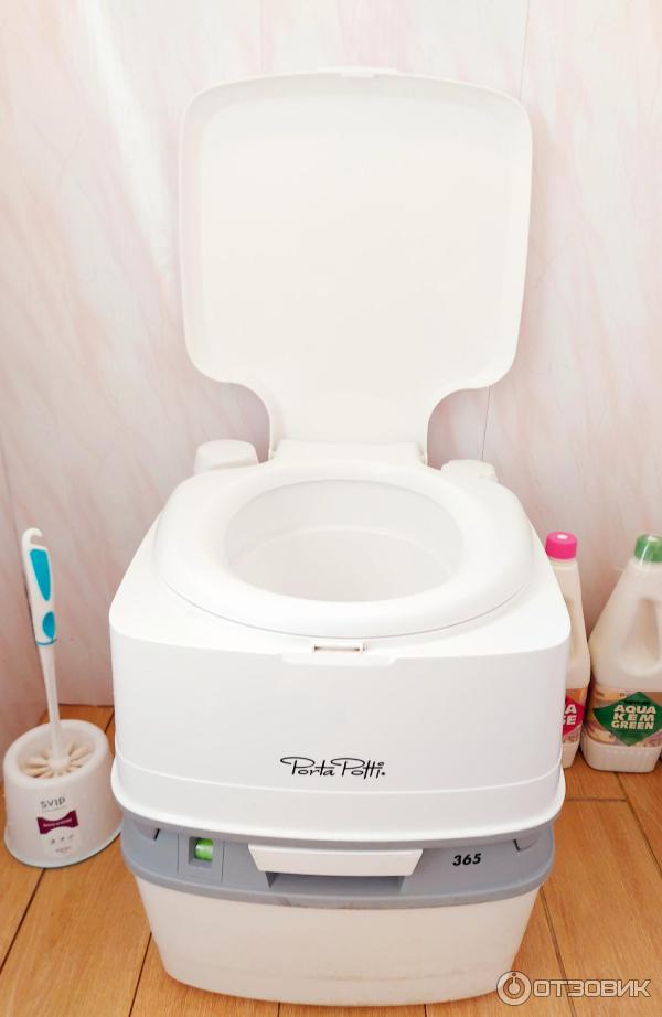 THETFORD PORTA POTTI QUBE 365. Обзор жидкостного биотуалета с вместительным баком для отходов