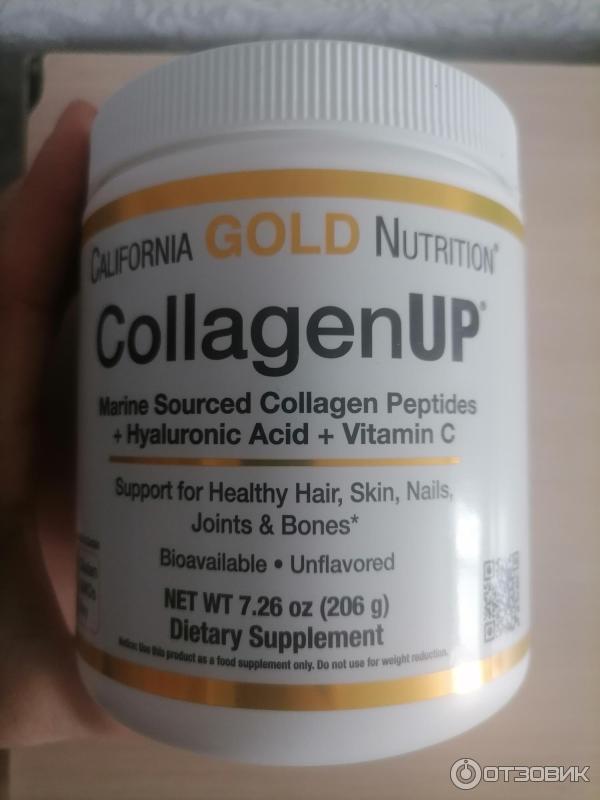 Коллаген California Gold nutrition CollagenUP Marine Sourced Collagen Peptides + Hyaluronic Acid + Vitamin C фото