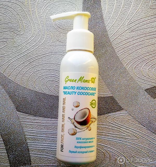 Масло кокосовое Green Mama Beauty cococare