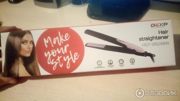 Отзыв о Выпрямитель для волос Dexp HST-8924BW | Была неожиданно удивлена