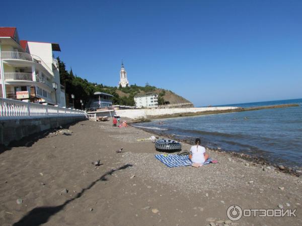 Пляжи в с. Малореченское (Россия, Крым)