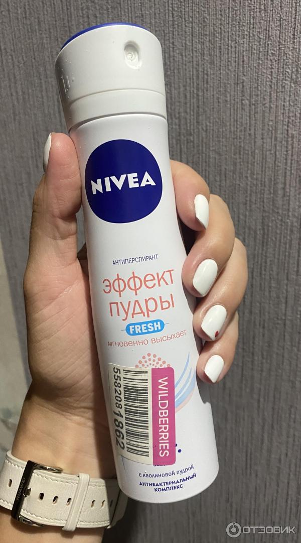 Дезодорант-антиперспирант Nivea Эффект пудры спрей фото