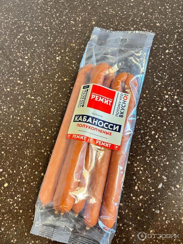 Колбаски Ремит Кабаносси полукопченые фото