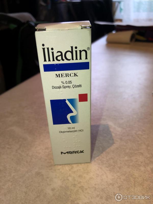 Капли для носа Merck Iliadin фото