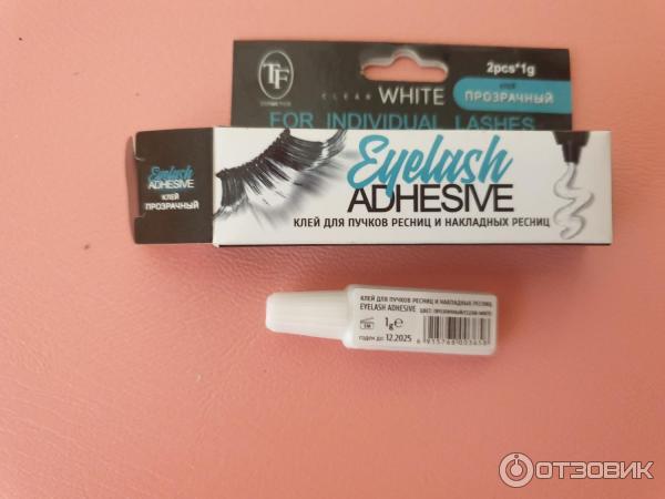 Клей для накладных ресниц и пучков ресниц TF Evelash Adhesive фото