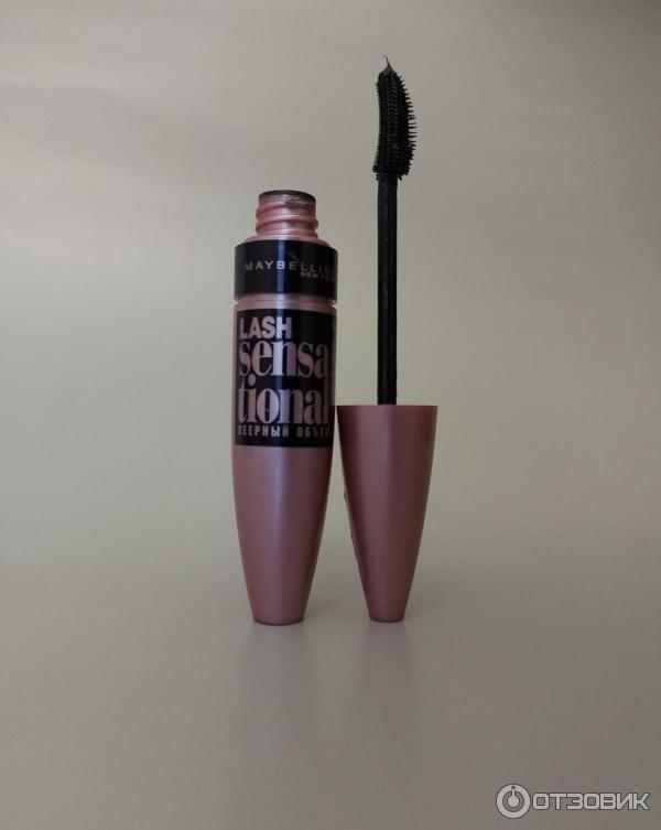 Тушь для ресниц Maybelline Веерный объем Lash Sensational Intense Black фото