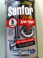Гель для прочистки труб Sanfor фото