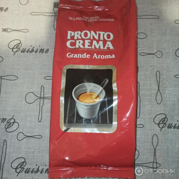 Кофе в зернах Lavazza Pronto Crema Grande Aroma фото