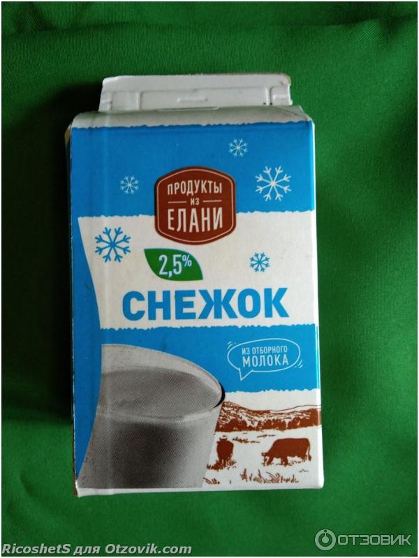 Отзыв о Напиток кисломолочный йогуртный Продукты из Елани "Снежок ...