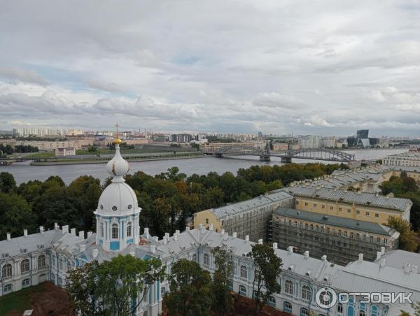 Смотровая площадка на звоннице Смольного собора (Россия, Санкт-Петербург) фото