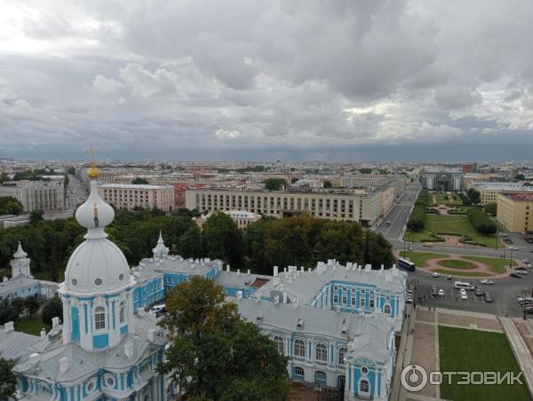 Смотровая площадка на звоннице Смольного собора (Россия, Санкт-Петербург) фото